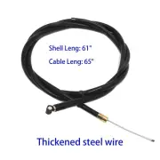Durable 65" inch Thickened steel wire Throttle Cable for Kart Cart Go-Ca