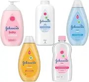 Ultimate Johnson's 500ml Baby Bath Time Bundle Set - Baby Oil, Baby Bath, Baby Lotion, Baby Talc, Baby Shampoo
