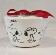 RAE DUNN VALENTINES PEANUTS SNOOPY KISSES MEASURING CUPS SET