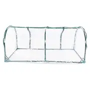 Haofy Outdoor Clear Garden Mini Greenhouse Hot House for Growing Plant Seedling Flower,47.2*23.62*18.89 Inch/120*60*48 Cm