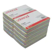 600 Cards Universal Colored Index Cards 3" x 5" Ruled Assorted Colors Lined