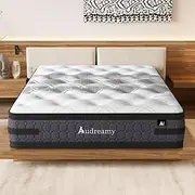 Audreamy Geneva Mattress 36cm Euro Top Cool Gel Foam 7-Zone Pocket Spring Dual-Sided Firmness Airflow Memory Foam Breathable Enhanced Edge Support Vacuum Packed Medium Firm Double