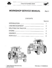 Massey Ferguson 3600 series Dealers Full Workshop Manual Get it Today
