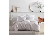 Platinum Collection Varsity Linen Duvet Doona Quilt Cover Set King Bed