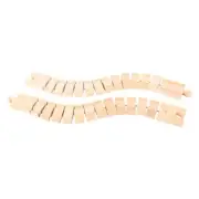 BigJigs - Rail Wooden Crazy Train Track 2 pk - Wooden Toy Train Accessory BJT164