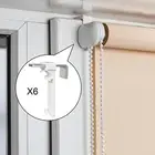 Clamp Holders for Roller Blind Fixed PVC Window 6x for Curtain Shade Blinds