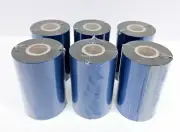 6 Rolls 4.25" x 1181' (108mm x 360m) Enhanced Wax Thermal Transfer Ribbon