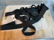 Vive Rock Climbing Bod Sit Safety Harness MENS XL Black