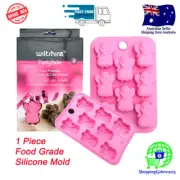 WILTSHIRE Silicone Fairy Princess Chocolate Mold Jellies Cake Topper Bite Size