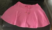 Talbots Pink velour skirt draw-string top, brand new with tags