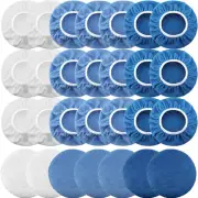 40 Pcs 9 to 10 Inches Buffer Pads Bulk Car Polisher Bonnets Orbital Buffer Bonne