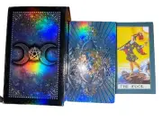 Gold Foil Tarot Card Deck With Book / Case NEW Sealed Free Shipping