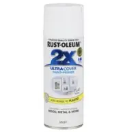 Rust-Oleum 340g Flat Ultra Cover 2X Paint And Primer - Flat White