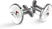 [Generic] Men's Cufflinks, Nail Woman Hand Holding High Heel Cuff Links for Men, Classic Cufflinks Black for Suit Shirt Wedding Business Birthday Jewelry Gift