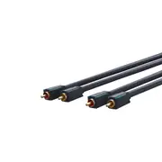 Clicktronic Cinch Stereo RCA Cable - 3m