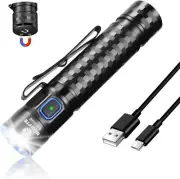 Brinyte E18 Rechargeable LED Torch with Magnetic Base, IP68 Waterproof