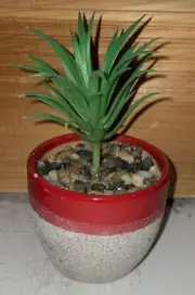Old East Main Artificial Faux Succulent Plant in Pot Home/Office Decor - NEW