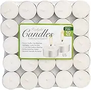 Unscened Tealight Candles (Pack of 50)
