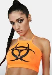 [Cyberdog] Hazard Orange Tank Crop Top