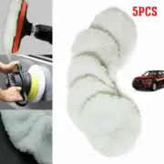5PCS 240MM Car Polisher Polishing Pad Buffer Waxing Wash Wool