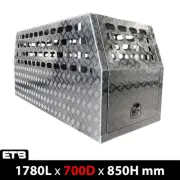 700mm Checker Plate Aluminium Full Dog Box