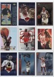 huge michael jordan & team bulls card lot 300 Cards all cards mint/nr mint