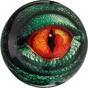Brunswick Bowling Products Lizard Glow Viz-A-Ball Bowling Ball 10Lbs, Green/Black, 10 lbs