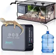 Firelex Reptile Humidifer Reptile Fogger, Automatic Misting System with 360°Adjustable Misting Nozzles, Spray Kit for Rainforest Plants Amphibian Reptile Terrariums Chameleon Lizard Snake Turtle Frog