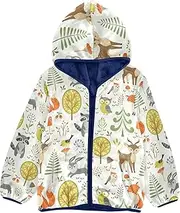 [Caihoyu] Baby Boy Sherpa Jacket Toddler Fleece Zip Up Toddler Boy Winter Coat