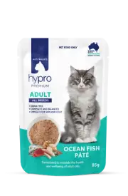 Hypro Premium Adult Grain Free All Breeds Wet Cat Food Ocean Fish Pate
