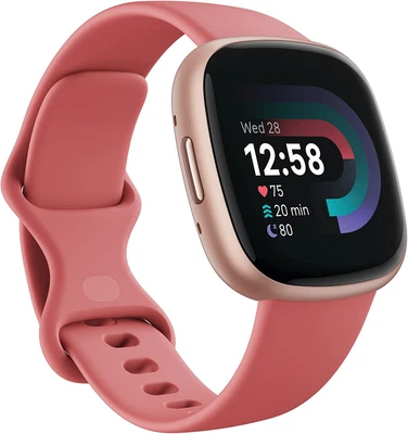 Fitbit Versa 4 Fitness Smartwatch with Built-In GPS and up to 6 Days Battery ...