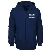 Outerstuff NFL Youth Girls Seattle Seahawks Status Full Zip Hoodie