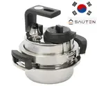 Sauten 1L 3-Layer Mini Pressure Rice Cooker Pot 1-2 people Shuten- Made in Korea
