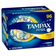 Tampax Pearl Unscented Tampons Regular (96 ct.)