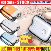 Mini Men's Portable Electric Shaver Pocket Size Travel USB Rechargeable Razor US
