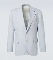[Brunello Cucinelli] Brunello Cucinelli Linen blazer AU 99 blue
