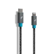 Nimble Powerknit Fast Charge Cable USB-C to 8-Pin Speed 1.0m Cable Space Grey