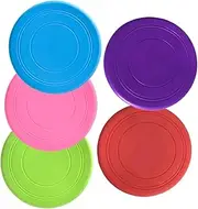 5pcs Pet Flying Toys Ball Launcher for Large Dogs Dog Bumper Dog Throwing Disc Tennis Ball Launcher for Dogs Dog Obstacle Course Outdoor Toys Australia Silica Gel Chew