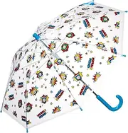 Skater UBV2-A Children's Vinyl Umbrella, 15.7 inches (40 cm), Thomas the Tank Engine for 3-4 Years Old, Approx. 37.4-41.3 inches (95-105 cm), For Children With Hand Opening, 8 Ribs, Boys