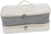 Mikinona Double Layer Travel Storage Bag Hairdressing Kit Travel Carry Bag for Hair Tools