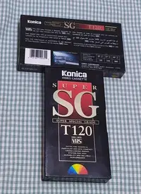 在飛比找Yahoo!奇摩拍賣優惠-Konica SUPER SG T120 VHS 空白錄影帶