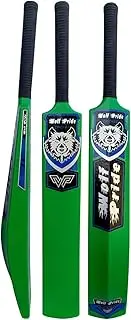 WP Blue/BLACKK Light Tennis Ball PVC/Plastic (Green) Cricket BAT Size-(34� X 4.5�inches)