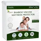 Four Seasons Essentials Twin Size Waterproof Mattress Protector - Cooling Vis...