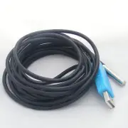 USB thermometer probe DS18B20 -55+125C 3m/10ft blue black steel for linux win pc