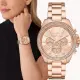 【Michael Kors】MK Wren 三眼計時晶鑽女錶-42mm 母親節禮物(MK7430)