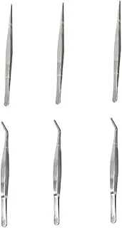 6pcs Succulent Tweezers Durable Garden Hand Tools for Transplanting Vegetable Seedlings Flower Planting Indoor Bonsai Care