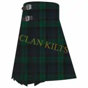 Scottish Handmade Traditional 8-yard Clan Mackay Modern Tartan Kilt For Men