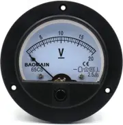 Baomain 65C5 Analogue Panel Meter Volt Voltage Gauge Analog Voltmeter DC...
