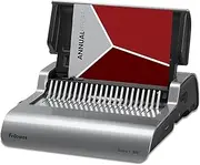 Fellowes 5216901 Quasar 500 Electric Comb Binding System, 16 7/8 x 15 3/8 x 5 1/8, Metallic Gray