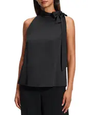 Theory Side Tie Halter Top
